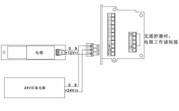 自動門控制器接線圖