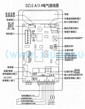 道閘電氣接線圖