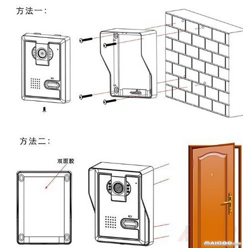 可視電話門禁怎么安裝(可視電話安裝布線與接線指南)