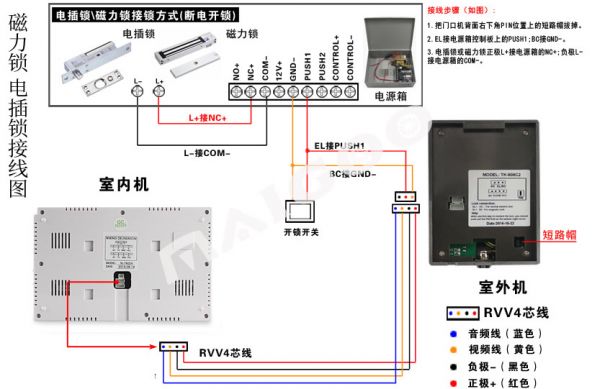 可視電話門禁怎么安裝(可視電話安裝布線與接線指南)(圖3)