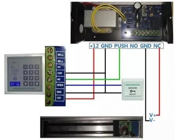 微耕聯網門禁怎么接線(微耕門禁接線方法與教程)(圖2)